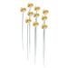Qisuw 10pcs Bee Garden Stakes 12 Inch Outdoor Yard Art Stakes Flower Pot Plant Stick
