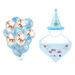 Pet Birthday Cap Pet Birthday Decor Balloon Set Decor Neckerchief for Pet Dog Animal Birthday