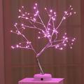 108 LEDs Night Light Mini Christmas Tree Copper Wire Garland Lamp For Kids Home Bedroom Decoration Decor Fairy Light Holiday lighting USB Rechargeable