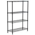 Storage Shelves 4 Tier Wire Shelving Unit Heavy Duty Metal Shelf 36 Lx 14 Wx 54 H Adjustable Layer Rack Utility Shelf Garage Shelving Kitchen Shelf Pantry Shelves Black-S7