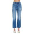 Ally Crop Baby Flare Jeans - Blue - Pistola Jeans