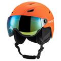 Lixada Integrated Ski Helmet Snowboard Helmet with Removable Visor Goggles Safety headgear for Men and Women