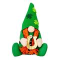 Mynkyll Irish Festival Green Gnomes Plush Decor Faceless Gnome Plush Doll Irish Festival Figurine Gnomes Home Table Ornaments Cute Faceless Doll