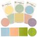 NUOLUX 6 Sets of Portable Memo Pads Sticky Tabs Decorative Memo Pads Self-adhesive Memo Stickers