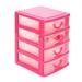 5 Drawer Plastic Drawer Organizer Clear Desktop Drawer Storage Cabinet Five Layer Storage Case Waterproof Storage Box Multilayer Sundries Holder for Home School Office