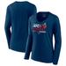 Women's Fanatics Branded Navy Houston Texans 2023 AFC South Division Champions Conquer Long Sleeve V-Neck T-Shirt