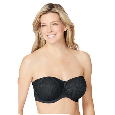 Plus Size Women's Verity Strapless Underwire Bra by Goddess in Black (Size 36 I)