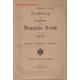 Handbuch für das Deutsche Reich auf das Jahr 1901; auf das Jahr 1912; 1913; auf das Rechnungsjahr 1918; 1922; 1924; 1926; 1929. Bearbeitet im Reichsa