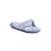 Women's Maren Thong Slippers by MUK LUKS in Blue Cloud Sky (Size L(9/10))