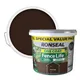 Ronseal One Coat Fence Life Dark Oak Matt Exterior Wood Paint, 12L