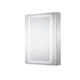 Sensio Harlow Wall-Mounted Illuminated Mirrored Bathroom Cabinet With Shaver Socket (W)500mm (H)700mm