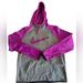 Nike Tops | Nike Therma-Fit Women's Hoodie Pullover Sweatshirt Medium Euc Gray And Purple | Color: Gray/Purple | Size: L