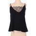 Free People Tops | Free People Intimately Sexy Peekaboo Lace Spaghetti Strap Black Blouse | Color: Black | Size: Xs