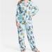 Disney Intimates & Sleepwear | Disney 100 Mickey Mouse & Friends Matching Womens Pajama Set Nwt | Color: Blue/Red | Size: M