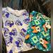 Lularoe Dresses | Disney Lularoe Dress Lot (2) | Color: Blue/Green | Size: S