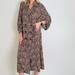 Free People Dresses | Free People Daria Oversized Leopard Animal Print Shirt Maxi Dress | Color: Black/Brown | Size: S