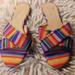 J. Crew Shoes | J.Crew Sandals | Color: Purple/Yellow | Size: 8