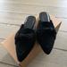 J. Crew Shoes | Jcrew Black Loafer Mules With Twist In Size 7 | Color: Black | Size: 7