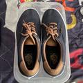 Vans Shoes | Denim Vans | Color: Blue/Brown | Size: 9