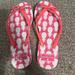 Kate Spade Shoes | Kate Spade Flip Flops | Color: Pink/White | Size: 7