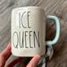 Disney Dining | Disney Rae Dunn Frozen Ice Queen Elsa Blue Glass Mug Coffee | Color: Blue/White | Size: Os