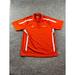 Adidas Shirts | Adidas Polo Shirt Mens Xxl 2xl Orange White Lightweight Golf Golfing Casual Flaw | Color: Orange | Size: Xxl