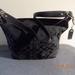 Coach Bags | Coach Black Fabric With Leather Trim Signature Shoulder Bag | Color: Black | Size: Os