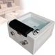 Massage Footbath, Spa Footbath, Foot Soaker, deep Foot Bath Spa with Massage, Pedicure Bathtub, Square Footbath Salon, Acrylic Pedicure Chair Bowl with Pedicure Foot Rest Massage Foot