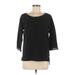 Calvin Klein Pullover Sweater: Black Tops - Women's Size Medium