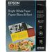 Epson Bright White Paper (8.5 x 11", 500 Sheets) S041586