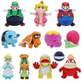 Jouet en peluche du jeu japonais Mario Bros Mario Luigi princesse Peach Fire Spike Shova Bulrush