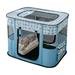 Tucker Murphy Pet™ Denlinger Outdoor Cat Cage in Blue | 17.72 H x 27.56 W in | Wayfair 82F7CED9515243508B6E991E3D8D800E