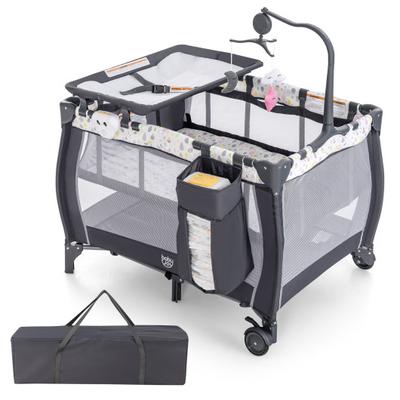 Costway Portable Baby Playard with Changing Table ...
