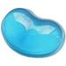 Silicone Gel Wrist Rest Cushion Heart-Shaped Translucence Ergonomic Mouse Pad Cool Hand Pillow Effectively Reduce Wrist Fatigue Pain - Blue