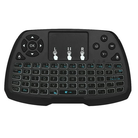 2.4GHz Handheld Wireless Keyboard with Touchpad Mouse Remote Control Compatible with Android TV Box Smart TV PC and Notebook