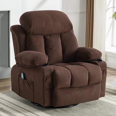 360 Degree Swing and Rotation Recliner Massage Heated Sofa