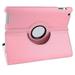 Huanledash 360 Rotating Folio Stand Smart Faux Leather Case Cover for iPad 2 3 4