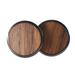 NUOLUX 1 Pair Wooden Round Sleeve Buttons Delicate Shirt Buttons Durable Cuff Studs