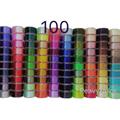 100 pcs/colors prewound sewing bobbins thread sewing machine thread kit size a sewing threads bobbins for sewing machine: /babylock/janome/singer/pfaff//bernina/elna