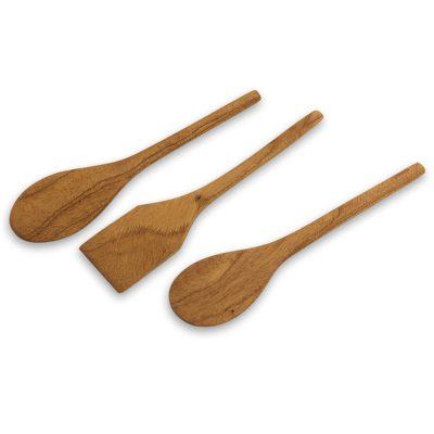 Cedar spatulas, 'Forest Kitchen' (set of 3)