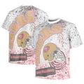 Men's Mitchell & Ness White San Francisco 49ers Big Tall Allover Print T-Shirt
