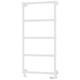 Stour Matt White Vertical Traditional Towel Rail 1195mm h x 600mm w, Electric Only - Standard - Eastbrook