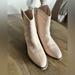 Free People Shoes | Free People Vegan Ranch Boot Blush Woman’s 7.5 | Color: Cream/Pink | Size: 7.5