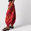 Free People Pants & Jumpsuits | Free People Balloon Pants Large | Color: Orange/Red | Size: L