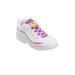 Extra Wide Width Women's Romy Walking Sneaker by Easy Spirit in White Rainbow (Size 8 WW)