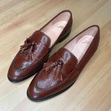 J. Crew Shoes | New J. Crew Academy Loafer Tassel Tab Warm Sepia Size 7.5 | Color: Brown | Size: 7.5