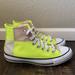 Converse Shoes | Converse Chuck Taylor All Star High Lemon Venom White Shoes - Size 6.5 M / 8.5 W | Color: Yellow | Size: 8.5