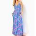 Lilly Pulitzer Dresses | Lilly Pulitzer Blake Maxi Dress | Color: Blue/Pink | Size: 12