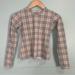 Burberry Tops | Burberry London Beige Nova Check Long Sleeve Xs Damage | Color: Black/Cream | Size: Xs