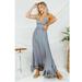 Free People Dresses | Free People Fp One "Adella" Slip Crochet Lace Maxi Dress Smocked Xs New | Color: Gray | Size: Xs